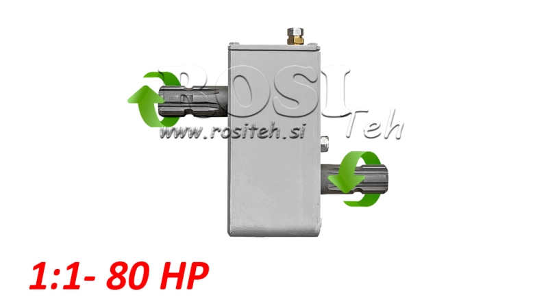 PREVODOVKA TRAKTORA - INVERZIA 1:1 (80HP-60KW) MUŽ-MUŽ