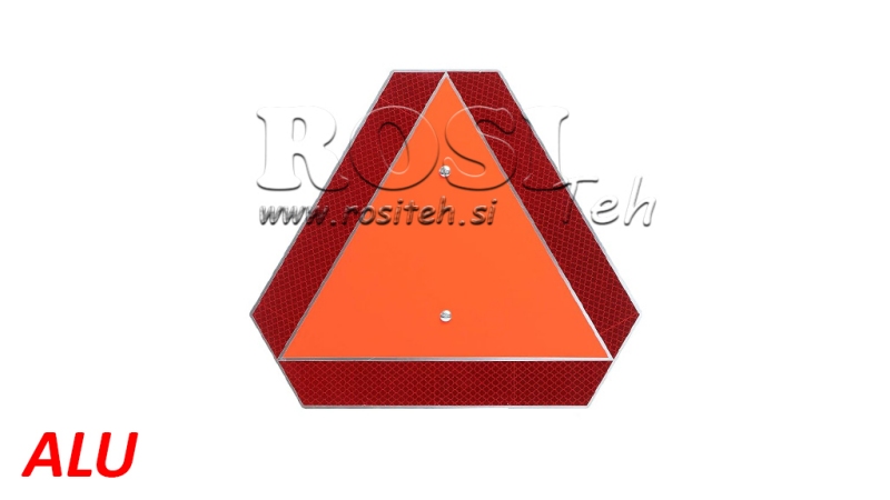 ALU WARNING TRIANGLE SIZE 365X365MM