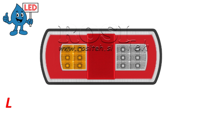 LUZ TRASERA LED COMBINADA 12/24V IZQUIERDA
