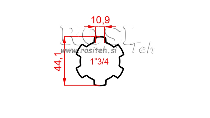 KARDANSKI ADAPTER ČAHURA 1-3/4 (120 mm)