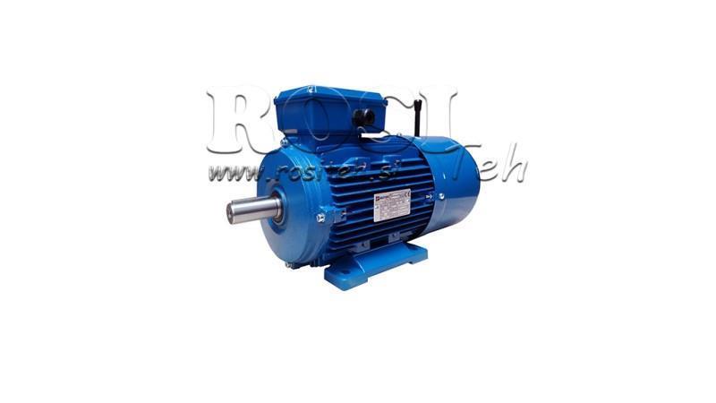motor ELÉCTRICO 0.75kW CON FRENOS MSH 80 2-4_1380rpm 3Fase pie-B3