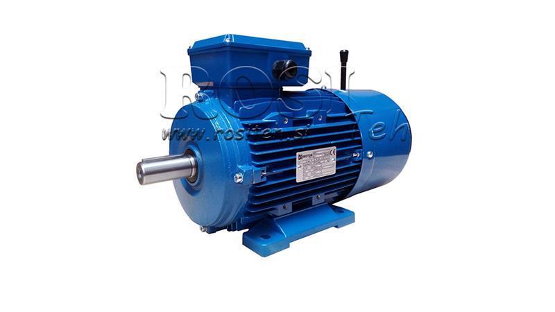 7.5kW-ELEKTRIČNI MOTOR S KOČNICOM MSH132M-4_1450rpm 3Faze noge-B3