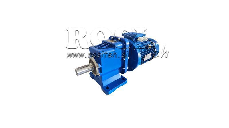 Motor ELÉCTRICO 3Fase 0.75kW CON REDUCTOR ERC02 MS80 58rpm