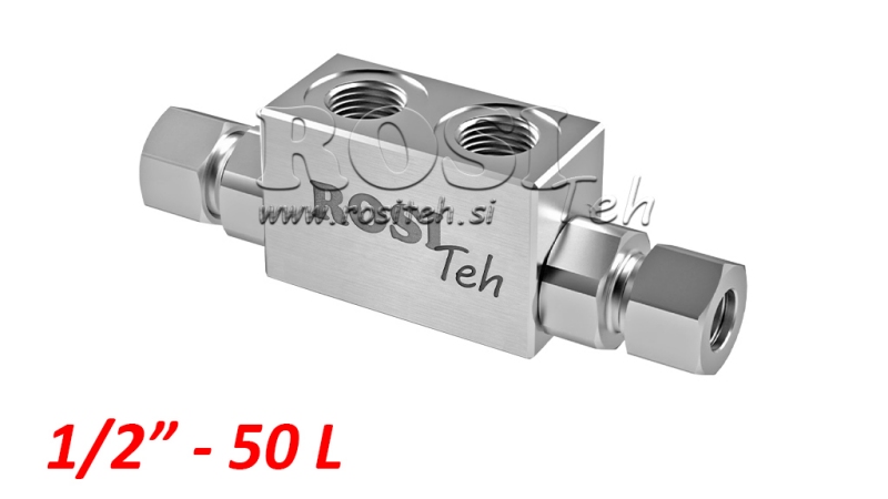 VÁLVULA DE BLOQUEO VBPDE 1/2 - 50LIT
