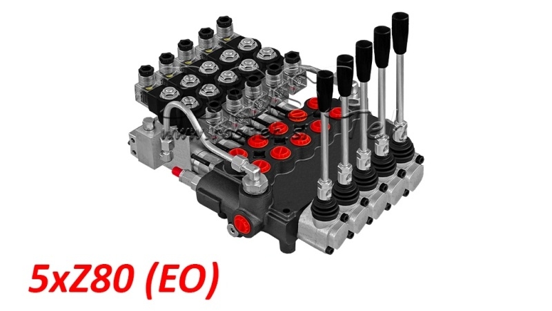 VÁLVULA MONOBLOQUE HIDRÁULICA ELECTRO-MANUAL 5xZ80