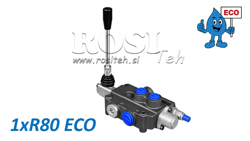 VÁLVULA HIDRÁULICA MANUAL – DISTRIBUIDOR DE 1 SECCIÓN 1xR80 ECO