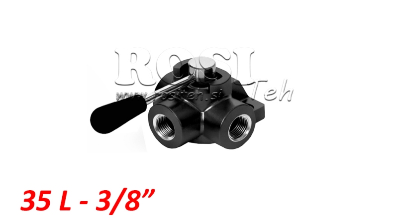 MANUAL VÁLVULA DE 3 VÍAS DF 3/8 - 35LIT