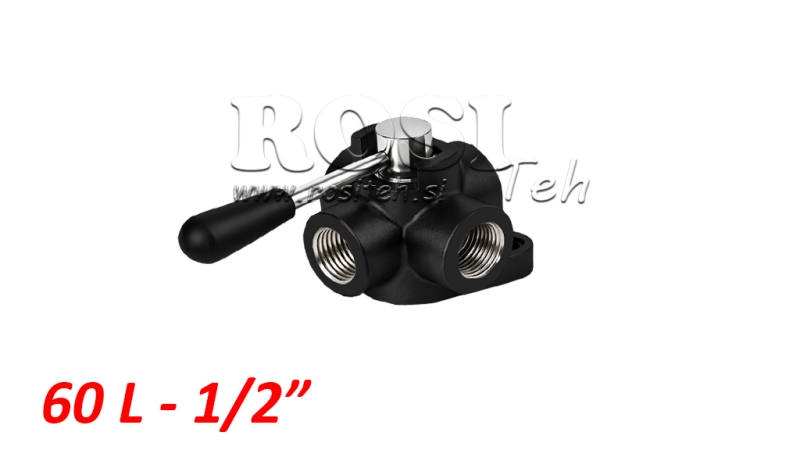 VÁLVULA MANUAL DE 4 VÍAS IF 1/2 - 60LIT