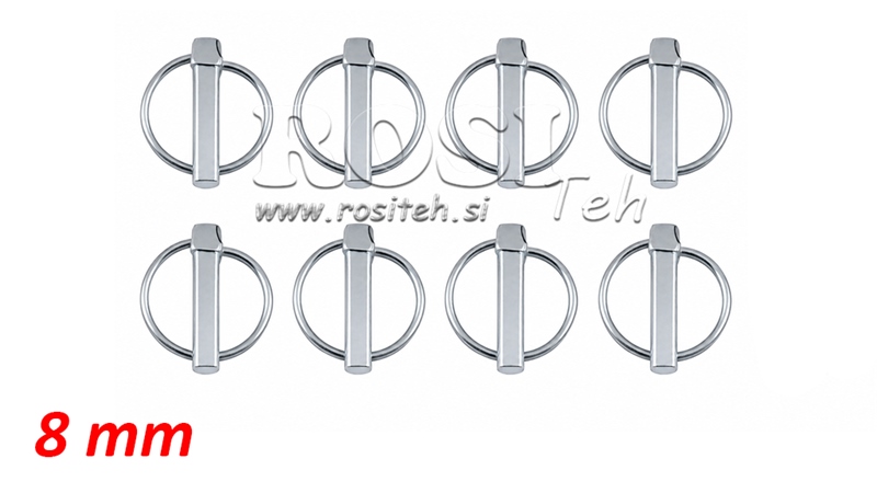PASADOR DE ANILLA 8 MM (8 PCS)