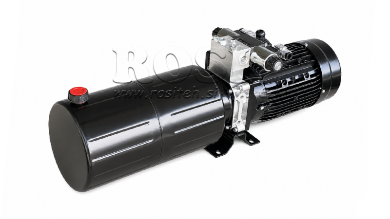 MINI UNIDAD DE POTENCIA HIDRÁULICA 230V AC (2.2 kW) - 8.0 cc - 11.2 lit/min - tanque 12 lit