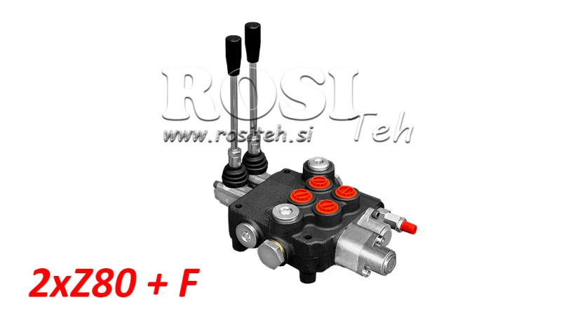 VÁLVULA HIDRÁULICA 2XP80 + FLOTEO