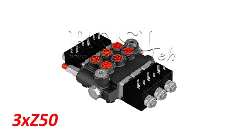 VÁLVULA MONOBLOQUE ELECTROHIDRÁULICA 3xZ50