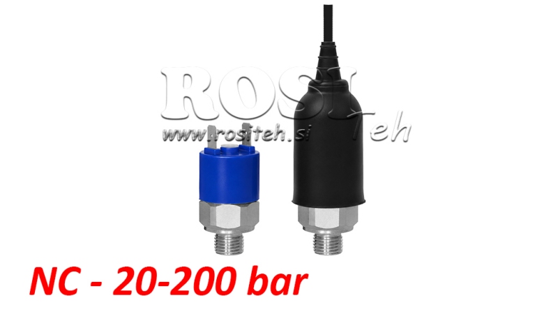 HIDRAVLIČNO TLAČNO STIKALO K4 - NC  20-200 BAR (MAX.300BAR)