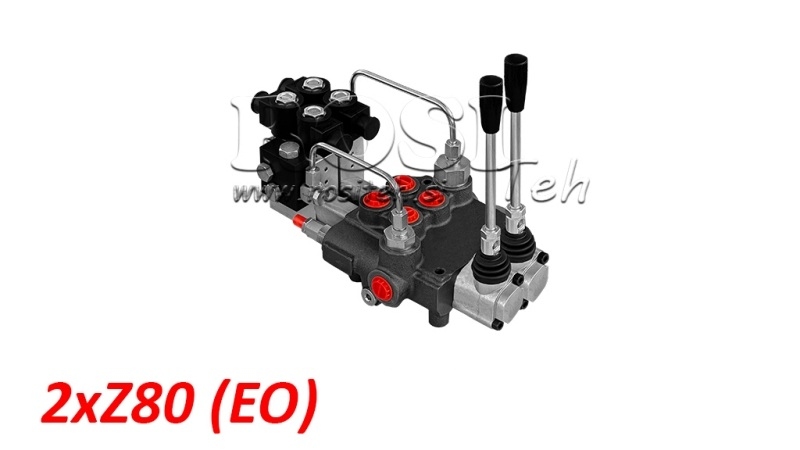 VÁLVULA MONOBLOQUE HIDRÁULICA ELECTRO-MANUAL 2xZ80