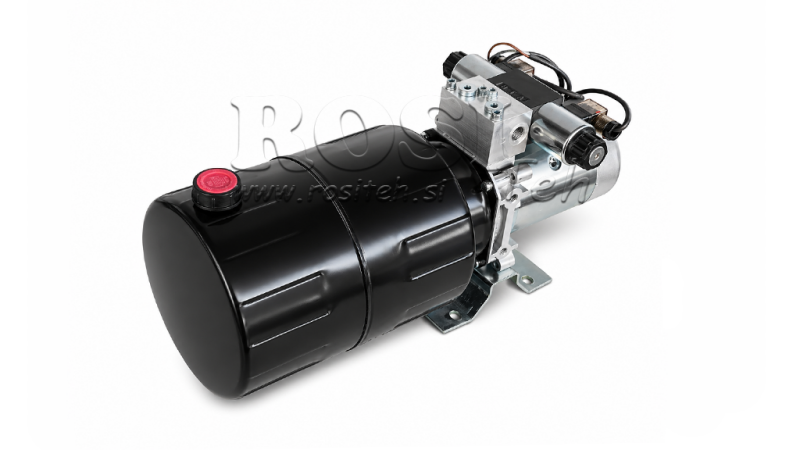 MINI ΥΔΡΑΥΛΙΚΗ ΜΟΝΑΔΑ ΙΣΧΥΟΣ 12V DC - 1.6kW = 2.1cc - 8 lit - διπλής κατεύθυνσης μονάδα (μέταλλο)