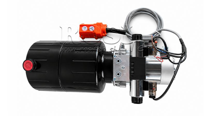 MINI ΥΔΡΑΥΛΙΚΗ ΜΟΝΑΔΑ ΙΣΧΥΟΣ 12V DC - 1.6kW = 2.1cc - 8 lit - διπλής κατεύθυνσης μονάδα (μέταλλο)