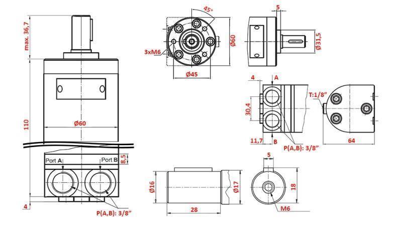 HIDROMOTOR MM 20 -lateral