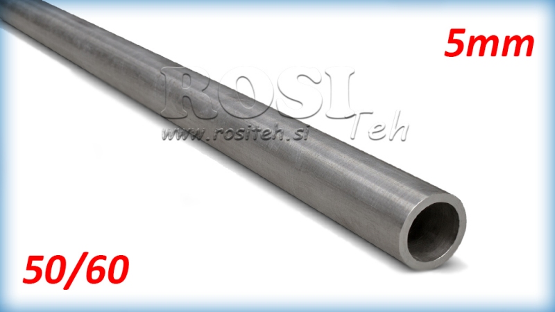 TUBO LAPPATO H9 PER CILINDRO IDRAULICO 50/60 - 5mm (1000mm)