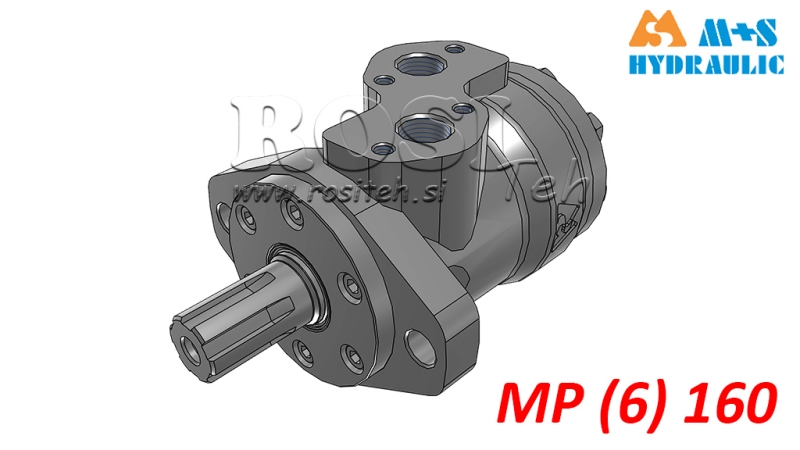 MOTOR HIDRÁULICO MP 160 CC - 6 DIENTES