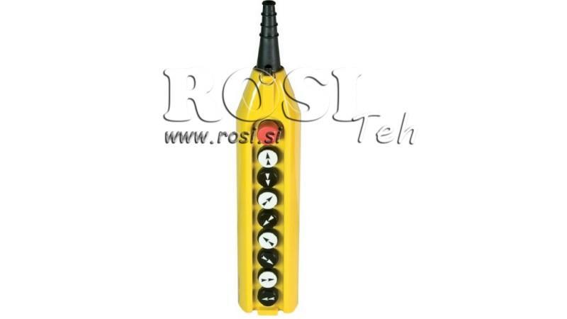 DIŠTANČNÝ SPÍNAČ SADA 8 TLAČIDIEL V KRYTE BEZ KÁBLA