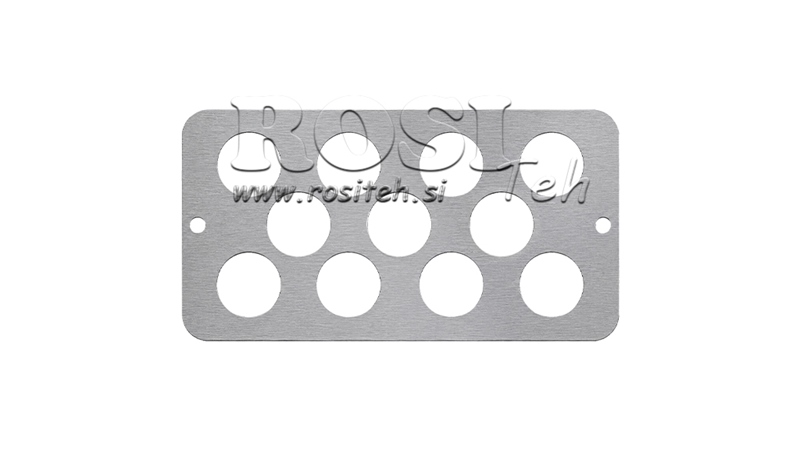 PLACA DE ALU PARA JOYSTICK ENERGO 11 AGUJEROS