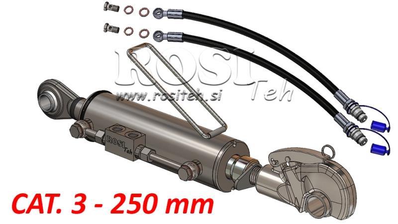 TERCER PUNTO HIDRÁULICO CON GANCHO RÁPIDO DE ROSCA AUTOMÁTICO - CAT. 3 - 80/40-250 (+95 HP) (32,2 mm)