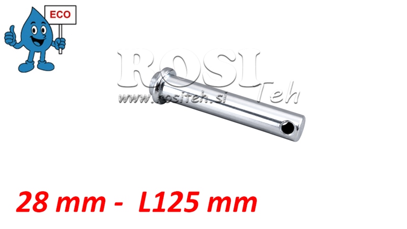 PASADOR DE HORQUILLA ECO 28MM - L125MM