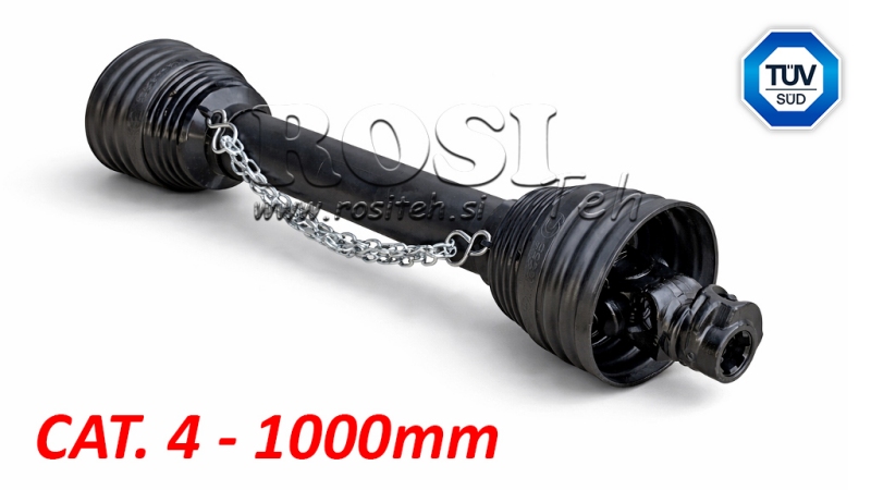 ALBERO CARDANICO CERTIFICATO CE PROFI LINE CAT.4 LUNGHEZZA 1000mm