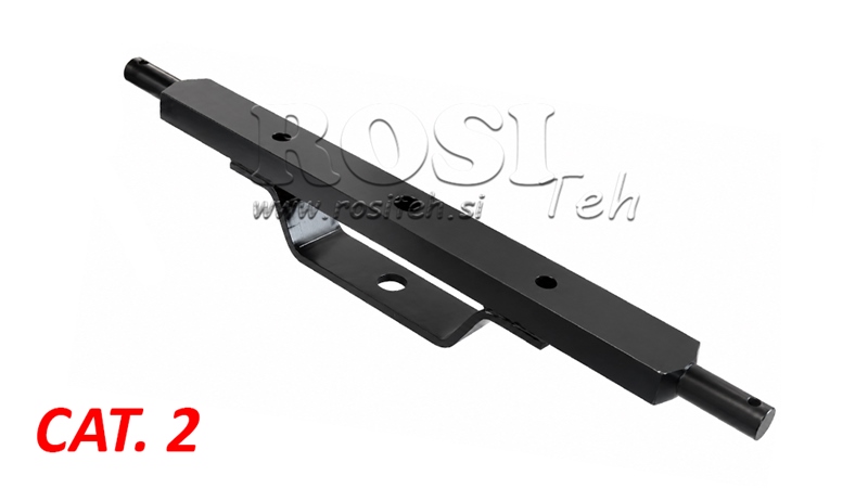 BARRA DE TIRO PARA TRACTOR CAT. 2 CON SOPORTE (L-750MM)
