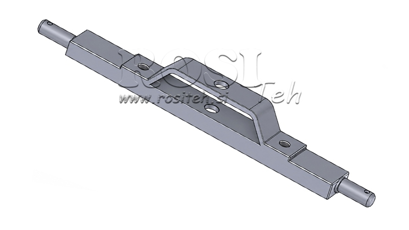 BARRA DE TIRO PARA TRACTOR CAT. 2 CON SOPORTE (L-750MM)