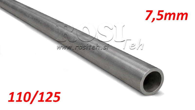 TUBO HONADO H9 PARA CILINDRO HIDRÁULICO 110/125 - 7,5mm (1000mm)