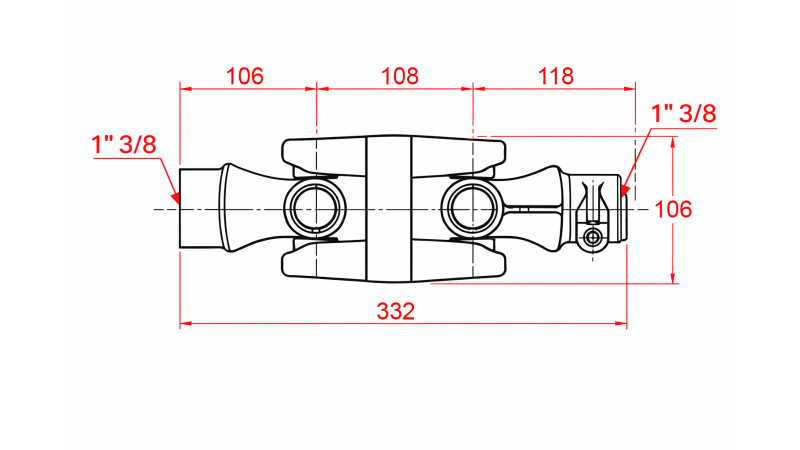 ΔΙΠΛΗ ΑΡΘΡΩΣΗ ΚΑΡΝΤΑΝ ΚΑΤ.6 (332 mm)
