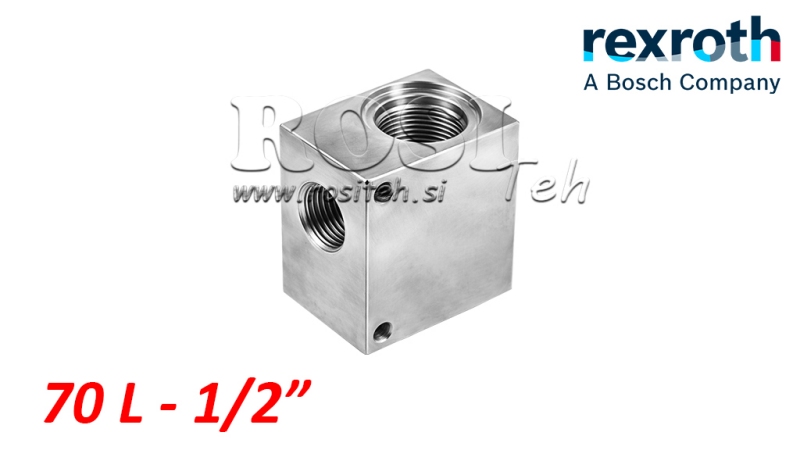 CARCASA PARA VÁLVULA HIDRÁULICA DE 2 VÍAS REXROTH 1/2 70-LIT