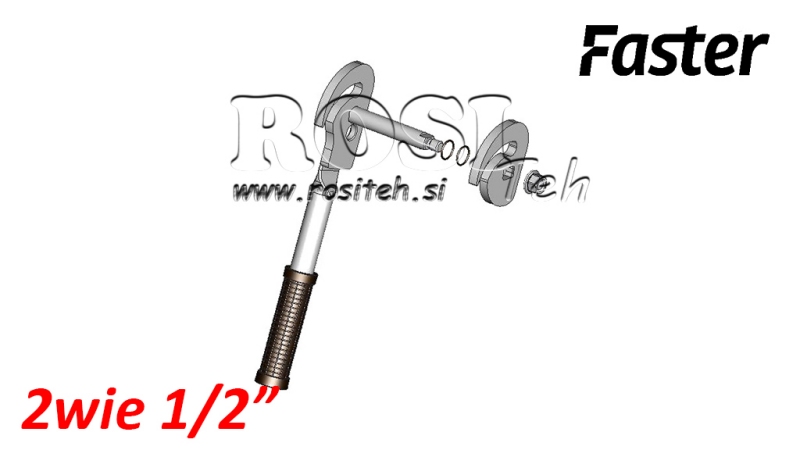 PALANCA PARA MULTI-FASTER 2VIAS 1/2 PARTE FIJA