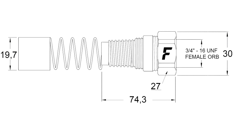 CONECTOR RÁPIDO HEMBRA PARA MULTI-FASTER 3/8 PARTE FIJA