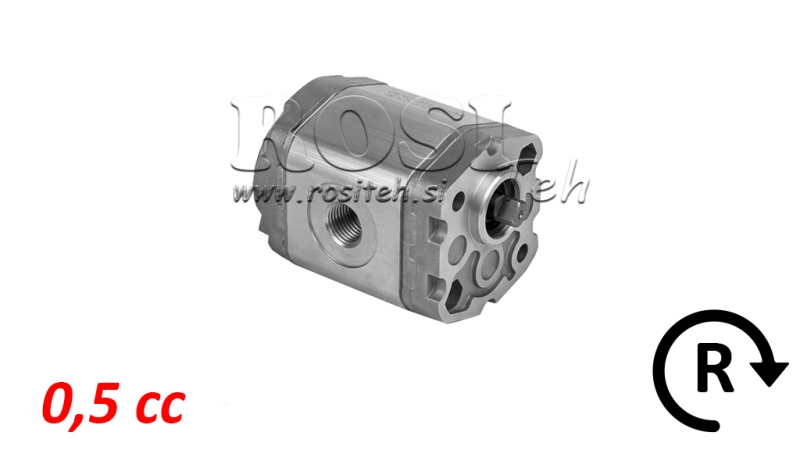 HYDRAULIKPUMPE 00C0.5X033 GR.0 - 0,5cc - HØJRE