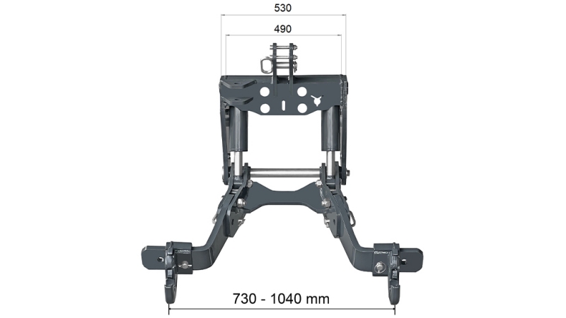 ELEVADOR FRONTAL UNIVERSAL PARA TRACTOR FLEX CAT. 2 1500KG