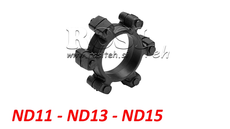 ACOPLAMIENTO DE ESTRELLA PARA INSERTO DE GOMA ND11-ND13-ND15 (55mm)