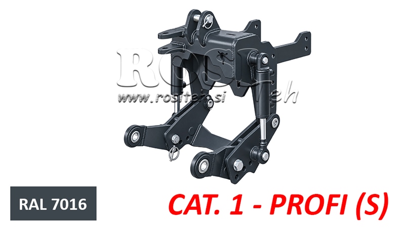 ELEVADOR FRONTAL UNIVERSAL CAT. 1 - PROFI STANDARD PARA TRACTOR 800 KG