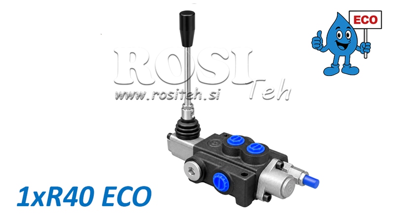 VÁLVULA HIDRÁULICA MANUAL – DISTRIBUIDOR DE 1 SECÇÃO 1xR40 ECO
