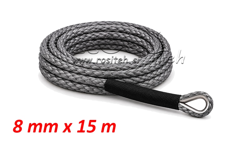 CUERDA SINTÉTICA PARA CABRESTANTE RS-8000 - 3620 kg