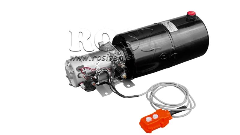 AGGREGAT HYDRAULIQUE MINI 24V DC - 2.2kW = 2.1cc - 12 lit