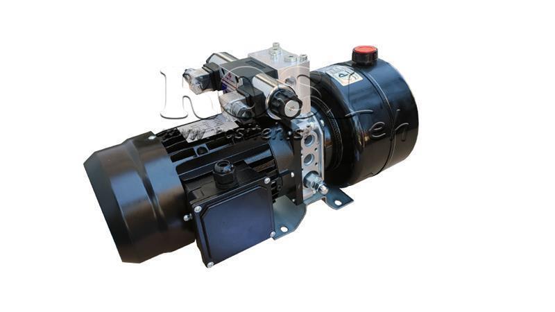 AGREGADO HIDRÁULICO MINI 380V CA (0.75 kW) 85 bar - 3.7 cc - 5.2 lit/min - tanque 4 lit