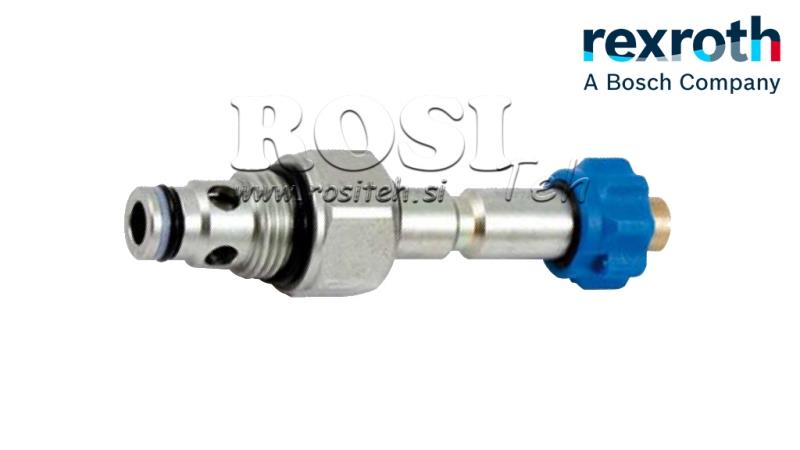 CONTRÔLEUR ÉLECTROMAGNÉTIQUE OUVERT HYD. POUR VANNES À DEUX VOIES REXROTH 3/8 40-LIT