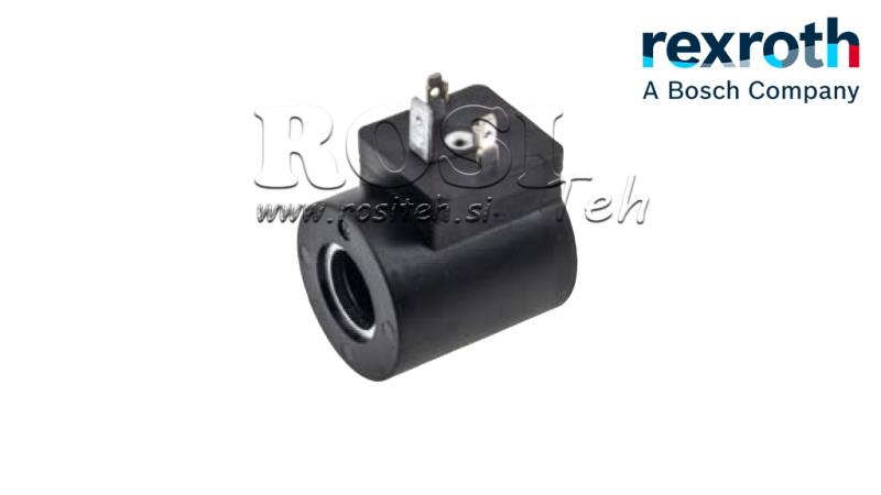 BOBINA ELECTROMAGNÉTICA 24V DC - fi 15.75mm-41mm IP65