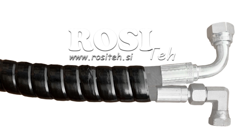 ESPIRAL PROTECTORA DE PVC 27 X 32 PARA MANGUERA HIDRÁULICA 5/8-1 PULGADA