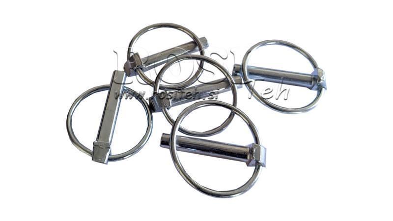 JUEGO DE CLIPS DE SEGURIDAD REDONDOS fi 6.0 mm (5pcs)