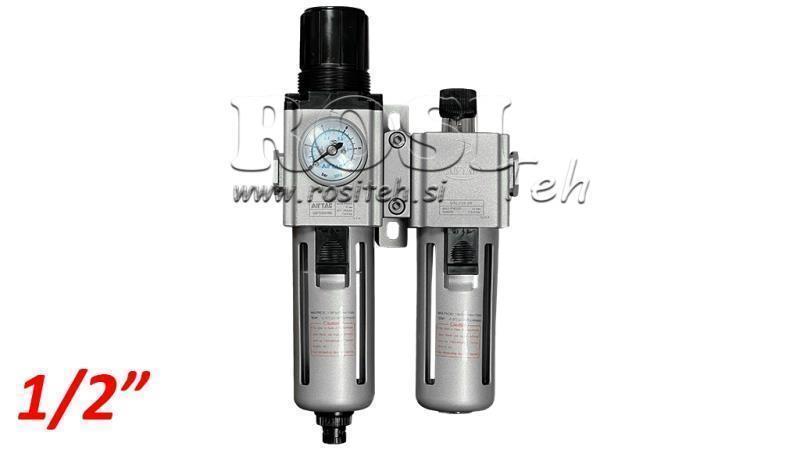 PNEUMATICKÁ PRÍPRAVNÁ JEDNOTKA 300 G1/2 40µ 0-10b