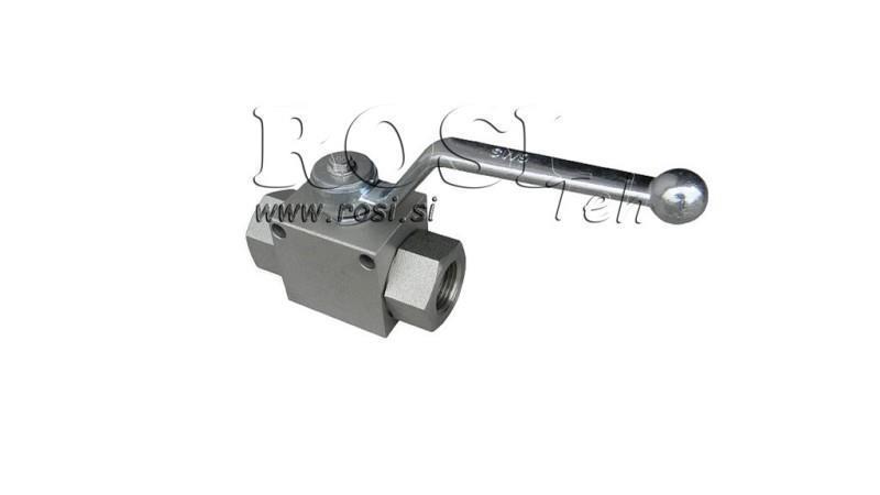 VÁLVULA DE CIERRE HIDRÁULICA RS2 3/8 - 500BAR - 35 lit