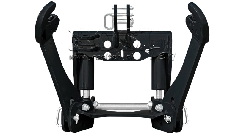 ELEVADOR FRONTAL UNIVERSAL PARA TRACTOR CAT. 2 1500KG NEGRO (RAL 9005)